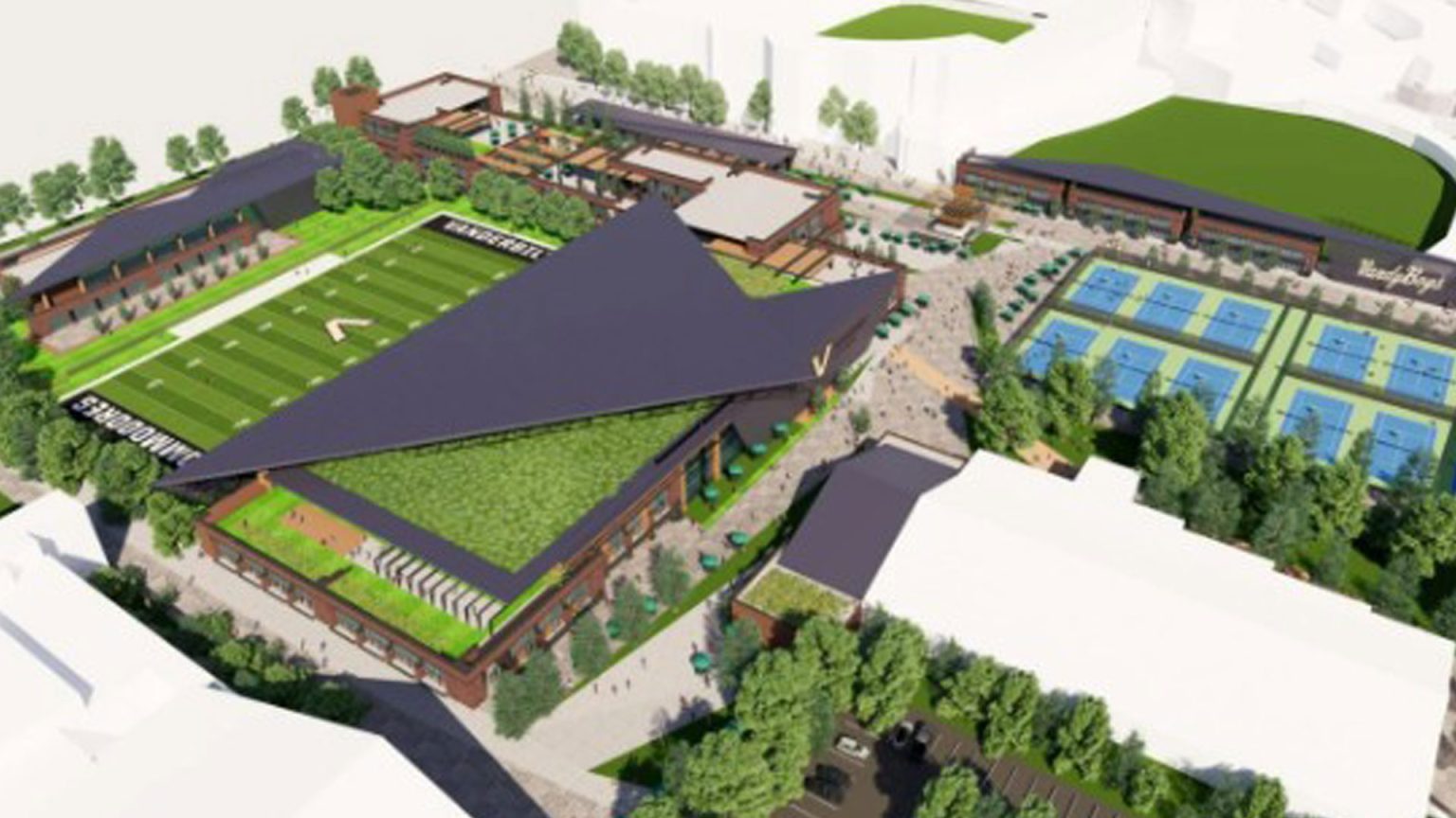 Vanderbilt release renderings for $300 million new soccer and lacrosse complex including indoor practice facility – The US Sun