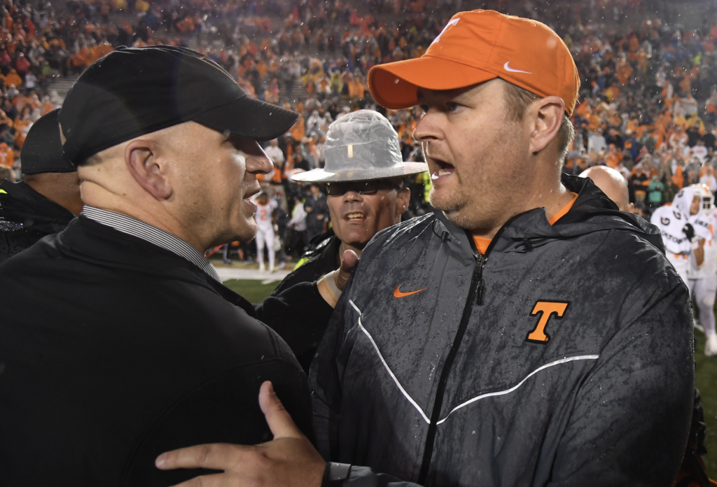 Tennessee's Josh Heupel has a real chance to get one back from Vanderbilt's Clark Lea this summer – A to Z Sports