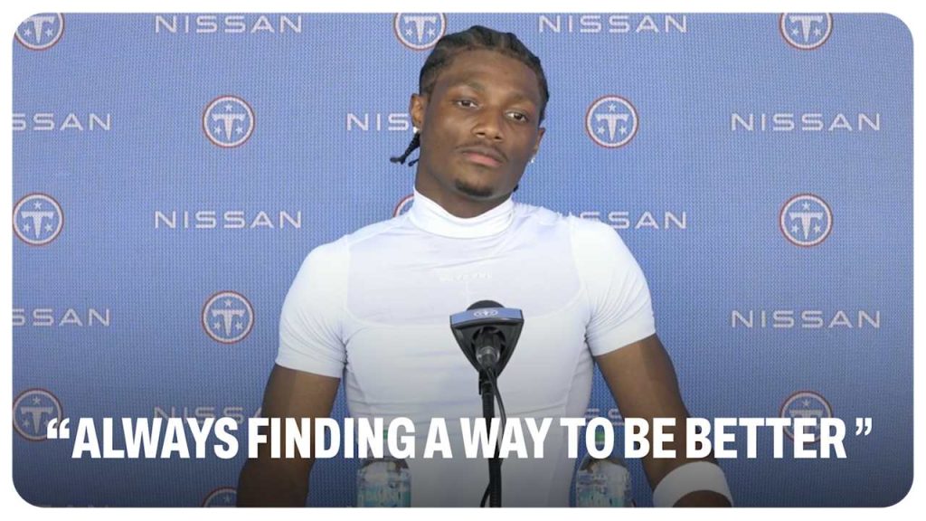Carnell Tate Press Conference – Tennessee Titans