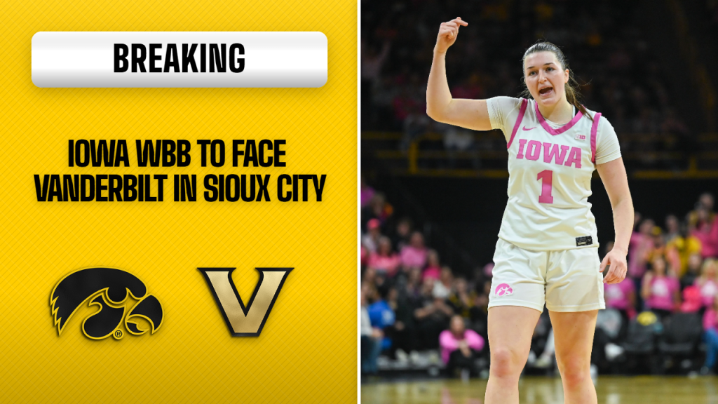 Iowa Women's Basketball to face Vanderbilt in Sioux City – On3