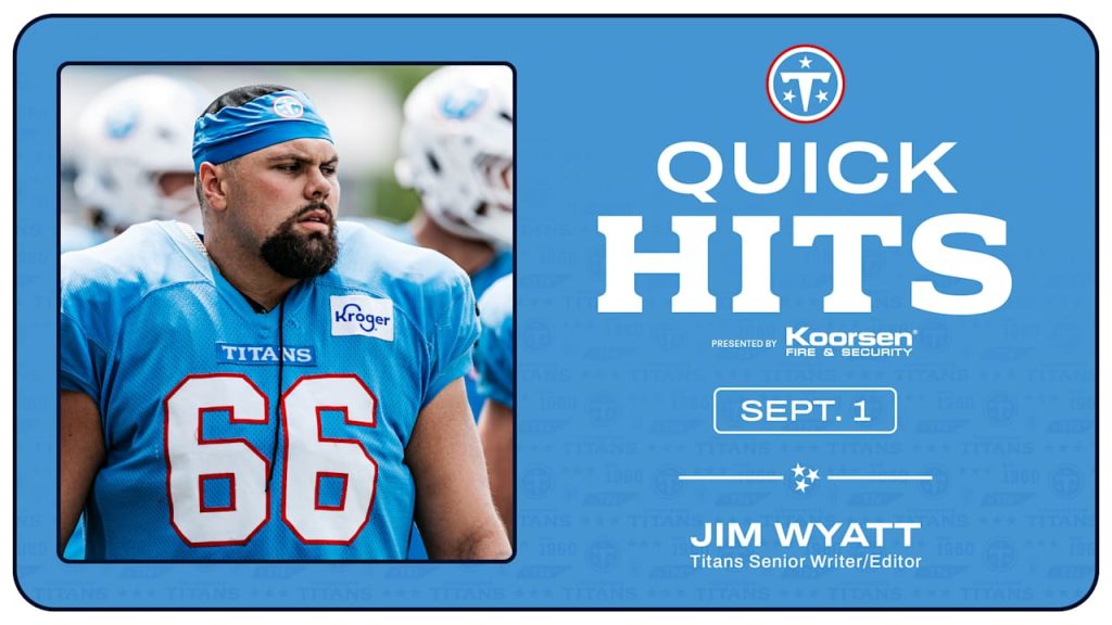 Quick Hits After Tuesday's Titans Practice – Tennessee Titans