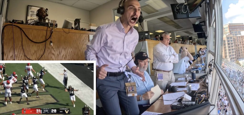 Listen to all the calls of Vanderbilt’s miracle win over NC State – Tar Heel Times