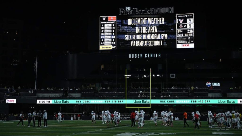 Will the Hurricane Delay Ole Miss-Vanderbilt Game? Kickoff Time, Weather Report – Heavy.com
